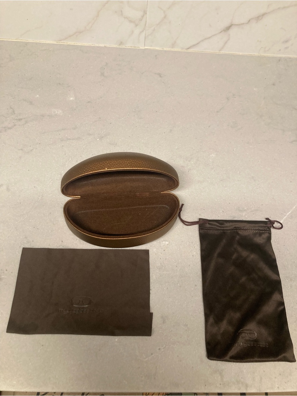 MyEyeglassCase Large Curved Sunglasses Case for Men and Women.